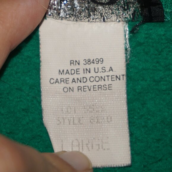 Vintage 80s Christmas Holiday Cats Pullover Sweatshirt - Picture 5 of 7